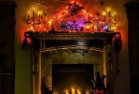 Spooktacular Halloween Mantel Decoration To Scare Away Your Guests 28