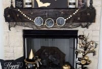 Spooktacular Halloween Mantel Decoration To Scare Away Your Guests 35