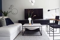 Cute Monochrome Living Room Decoration You Must Have 46