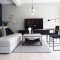 Cute Monochrome Living Room Decoration You Must Have 46