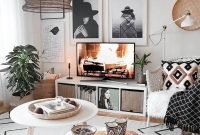 Cute Monochrome Living Room Decoration You Must Have 48