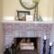 Gorgeous Design For Fireplace With Red Brick 06
