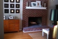 Gorgeous Design For Fireplace With Red Brick 13