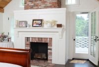 Gorgeous Design For Fireplace With Red Brick 14