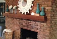 Gorgeous Design For Fireplace With Red Brick 17