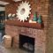 Gorgeous Design For Fireplace With Red Brick 17
