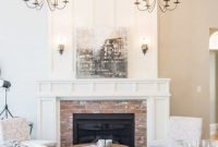 Gorgeous Design For Fireplace With Red Brick 20