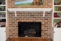Gorgeous Design For Fireplace With Red Brick 24