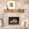 Gorgeous Design For Fireplace With Red Brick 26