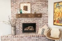 Gorgeous Design For Fireplace With Red Brick 37