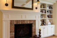 Gorgeous Design For Fireplace With Red Brick 47