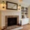 Gorgeous Design For Fireplace With Red Brick 47