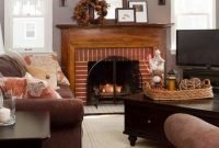 Gorgeous Design For Fireplace With Red Brick 49