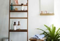 Inspiring Bathroom Decoration Ideas With Wooden Storage 02