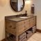 Inspiring Bathroom Decoration Ideas With Wooden Storage 04