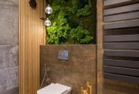 Inspiring Bathroom Decoration Ideas With Wooden Storage 17