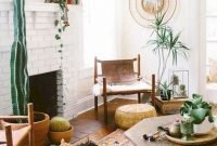 Stylish Bohemian Style Living Room Decoration Ideas 04