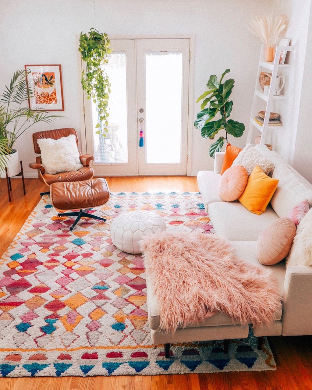 Stylish Bohemian Style Living Room Decoration Ideas 10