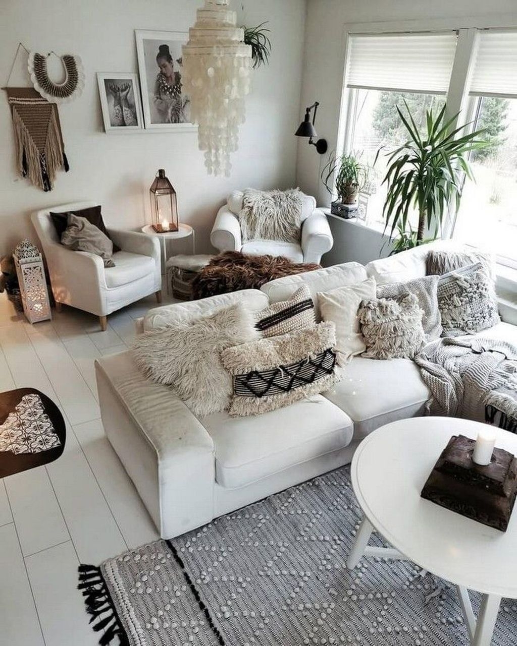 Stylish Bohemian Style Living Room Decoration Ideas 12