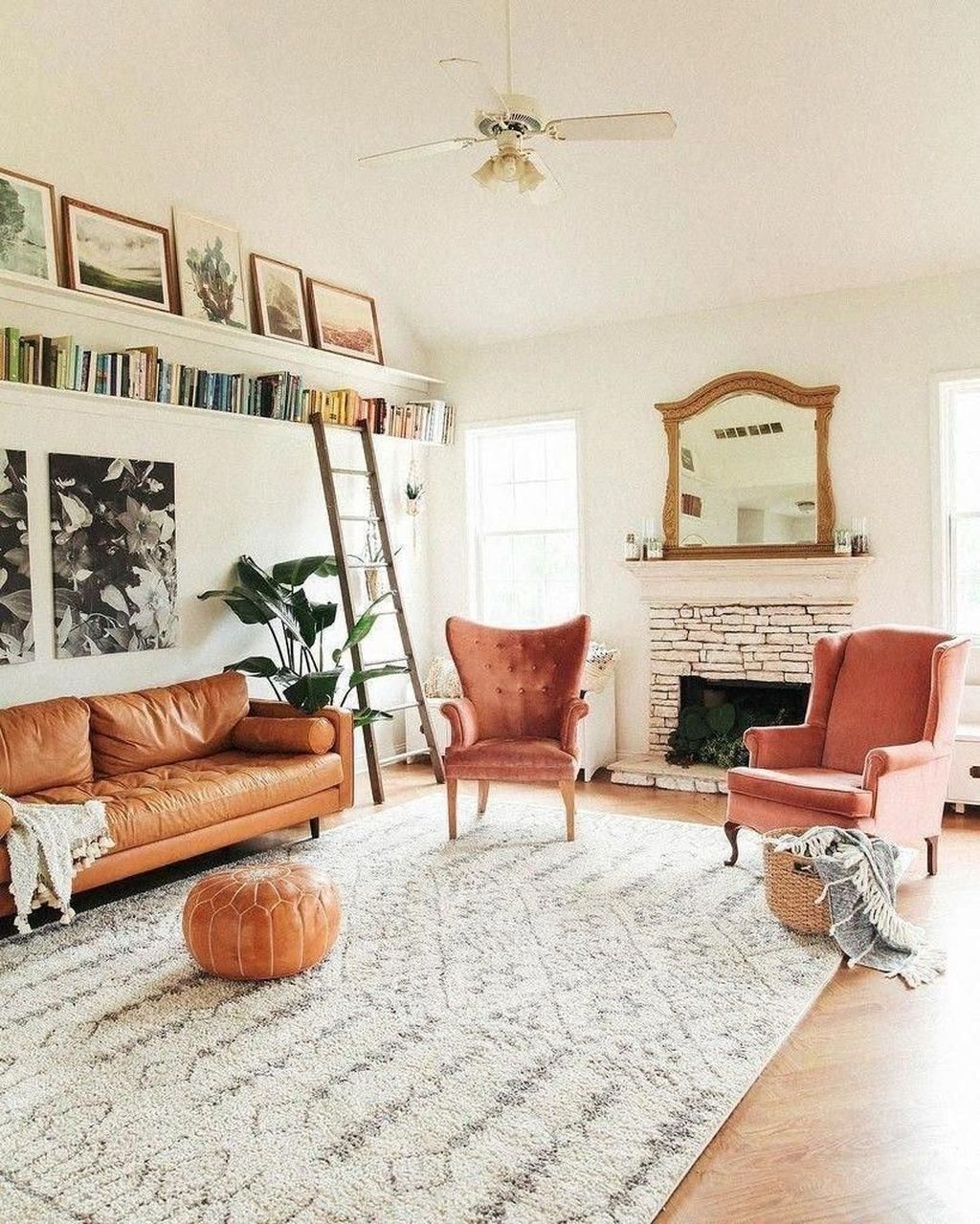 Stylish Bohemian Style Living Room Decoration Ideas 19