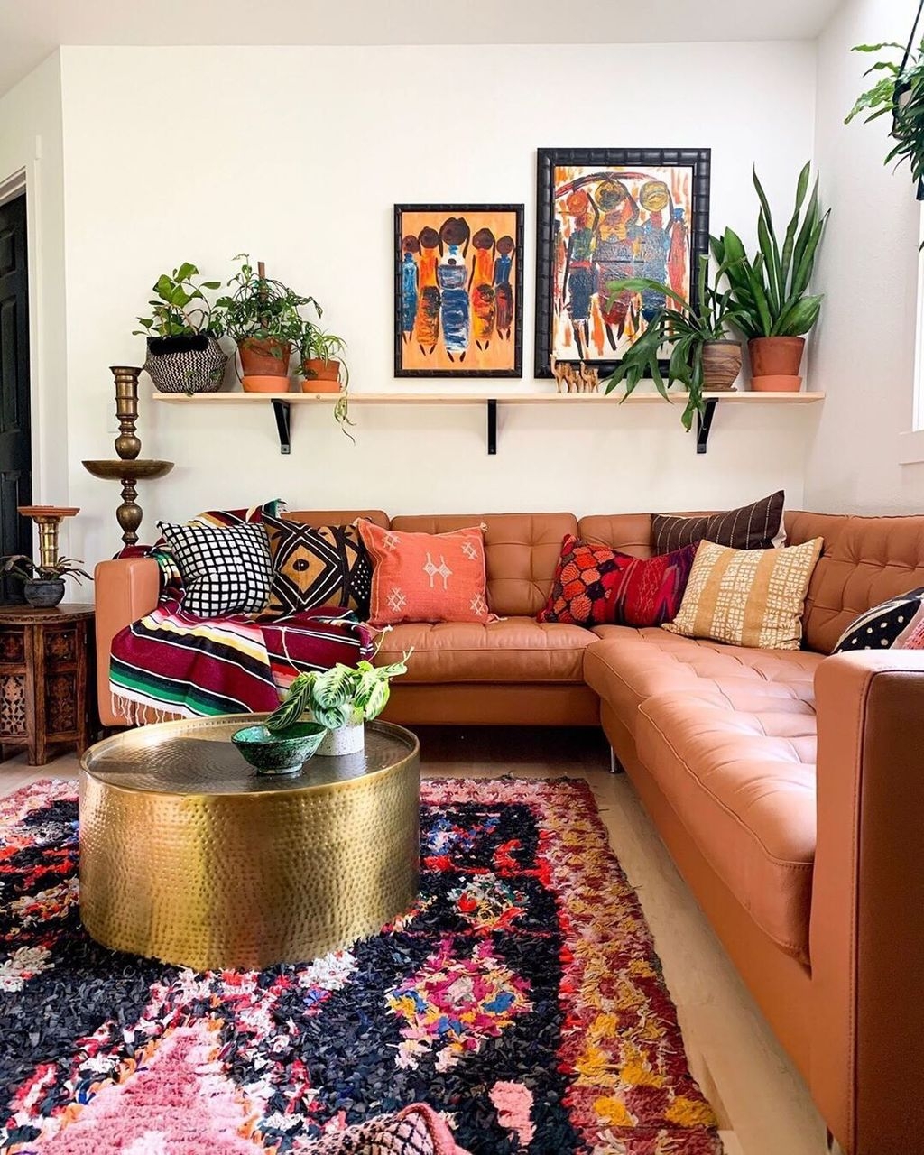 Stylish Bohemian Style Living Room Decoration Ideas 26