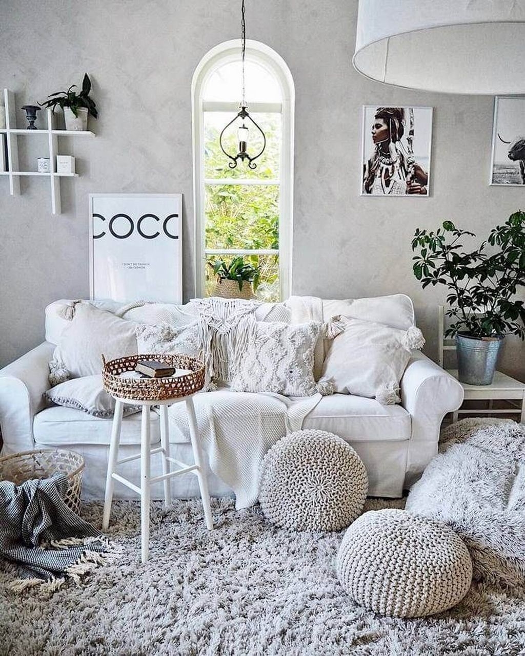 Stylish Bohemian Style Living Room Decoration Ideas 33