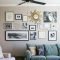 Trendy Living Room Wall Gallery Design Ideas 01