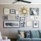 Trendy Living Room Wall Gallery Design Ideas 07