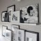 Trendy Living Room Wall Gallery Design Ideas 36