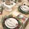 Adorable Christmas Table Setting Ideas You'll Want To Copy 07