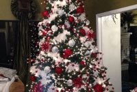 Amazing Red And White Christmas Tree Decoration Ideas 12