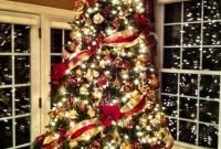 Amazing Red And White Christmas Tree Decoration Ideas 13