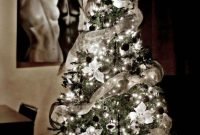 Amazing Red And White Christmas Tree Decoration Ideas 17