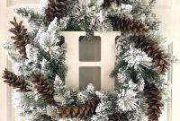 Beautiful DIY Winter Wreath To Place It On Your Door 10