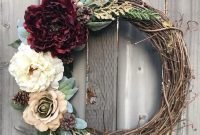 Beautiful DIY Winter Wreath To Place It On Your Door 14