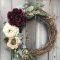Beautiful DIY Winter Wreath To Place It On Your Door 14