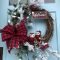 Beautiful DIY Winter Wreath To Place It On Your Door 16