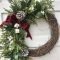 Beautiful DIY Winter Wreath To Place It On Your Door 22