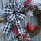 Beautiful DIY Winter Wreath To Place It On Your Door 24