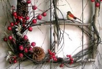 Beautiful DIY Winter Wreath To Place It On Your Door 26