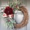 Beautiful DIY Winter Wreath To Place It On Your Door 28
