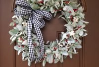 Beautiful DIY Winter Wreath To Place It On Your Door 50