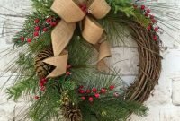 Cool Christma Wreath You Can Choice For Your Door Decorate 29