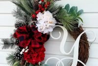 Cool Christma Wreath You Can Choice For Your Door Decorate 42