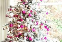 Cute Pink Christmas Tree Decoration Ideas You Will Totally Love 19