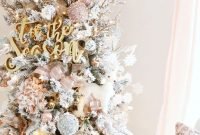 Cute Pink Christmas Tree Decoration Ideas You Will Totally Love 28