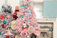 Cute Pink Christmas Tree Decoration Ideas You Will Totally Love 46