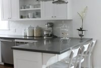 Gorgeous Grey And White Kitchen Design For Winter Season 06
