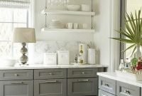 Gorgeous Grey And White Kitchen Design For Winter Season 42