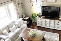 Impressive Farmhouse Living Room Decor Ideas For Winter 31